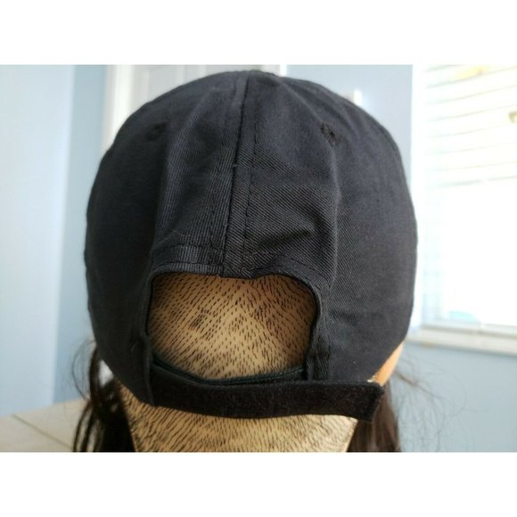 Point Blank Removable Patch Hat American Flag Black Strapback - Picture 6 of 12